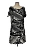 Veronica M. Graphic Black Casual Dress Size L - photo 1