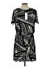 Veronica M. Graphic Black Casual Dress Size L - photo 2