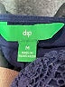 dip 100% Cotton Black Sleeveless Blouse Size M - photo 7