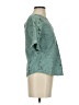 Monteau Teal Short Sleeve Blouse Size S - photo 4