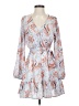 Jun & Ivy 100% Polyester Paisley Blue Cocktail Dress Size S - photo 1