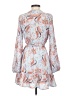 Jun & Ivy 100% Polyester Paisley Blue Cocktail Dress Size S - photo 2