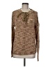 Hem & Thread Tweed Brown Pullover Sweater Size M - photo 1