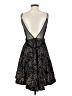 B. Smart 100% Polyester Stars Black Cocktail Dress Size 5 - photo 2