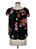 Old Navy Black Short Sleeve Blouse Size M - photo 2
