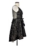B. Smart 100% Polyester Stars Black Cocktail Dress Size 5 - photo 4