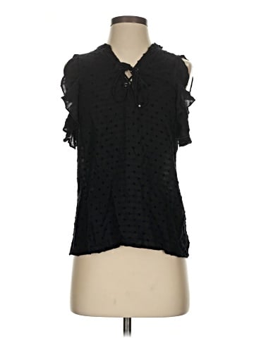 Paige Sleeveless Button-Down Shirt (view 1)