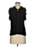 Paige 100% Viscose Black Sleeveless Button-Down Shirt Size XS - photo 1