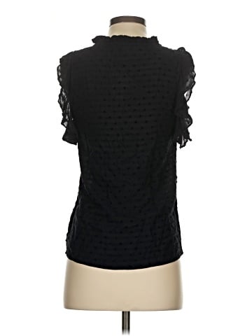 Paige Sleeveless Button-Down Shirt (view 2)