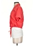 Athleta 100% Linen Red Short Sleeve Blouse Size XS - photo 5