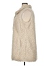 NVLT 100% Polyester Ivory Faux Fur Vest Size XL - photo 5