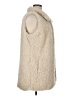 NVLT 100% Polyester Ivory Faux Fur Vest Size XL - photo 4