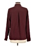 Express 100% Polyester Burgundy Long Sleeve Blouse Size M - photo 2