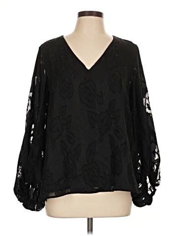 Mustard Seed Long Sleeve Blouse (view 1)
