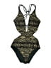Abercrombie Print Gold One Piece Swimsuit Size 7 - photo 1