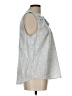 Joules Silver Sleeveless Blouse Size 10 - photo 4
