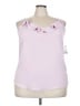 Ophelia Roe 100% Polyester Pink Sleeveless Top Size 3X - photo 1