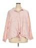 MULTIPLES 100% Lyocell Pink Long Sleeve Blouse Size 4X (estimated) - photo 1