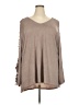 Indigo Thread Co. Tan Brown Long Sleeve Blouse Size 3X - photo 1