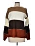 Angashion Color Block Brown Pullover Sweater Size M - photo 1