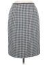 Talbots 100% Cotton Houndstooth Black Formal Skirt Size 8 - photo 1
