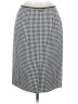 Talbots 100% Cotton Houndstooth Black Formal Skirt Size 8 - photo 2