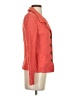 St. John Tweed Orange Wool Blazer Size 4 - photo 4