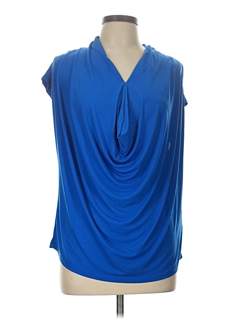 Pre-owned Eci Sleeveless Blouse In Blue