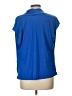 ECI Blue Sleeveless Blouse Size L - photo 2