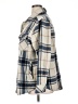 Thread & Supply 100% Polyester Plaid Blue Long Sleeve Blouse Size 1X - photo 5