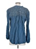 Free People Blue Long Sleeve Blouse Size XS - photo 2