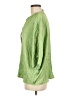 MNG 100% Polyester Green 3/4 Sleeve Blouse Size 12 - photo 5