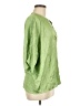 MNG 100% Polyester Green 3/4 Sleeve Blouse Size 12 - photo 4