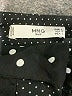 MNG Suit Polka Dots Black Long Sleeve Blouse Size 8 - photo 7