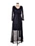 Unbranded 100% Polyester Silver Cocktail Dress Size M - photo 1