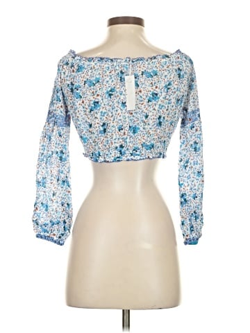 Poupette St. Barth 3/4 Sleeve Blouse (view 2)