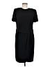 Assorted Brands 100% Polyester Solid Black Casual Dress Size 6 - photo 1