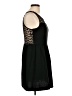Monteau Solid Black Casual Dress Size L - photo 4