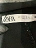 Zara 100% Polyester Solid Black Casual Pants Size 10 - photo 7