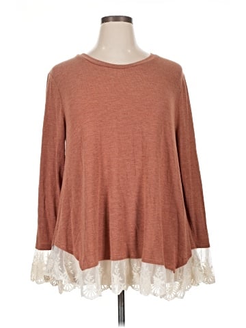 She + Sky Long Sleeve Top (view 1)