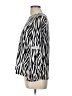 Amana Silver Black Long Sleeve Blouse Size L - photo 5