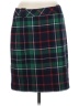 Talbots Plaid Green Casual Skirt Size 8 - photo 1