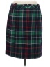 Talbots Plaid Green Casual Skirt Size 8 - photo 2