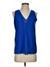 Cooper & Ella 100% Polyester Blue Sleeveless Blouse Size XS (0) - photo 1