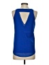 Cooper & Ella 100% Polyester Blue Sleeveless Blouse Size XS (0) - photo 2