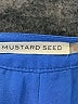 Mustard Seed 100% Polyester Blue Short Sleeve Blouse Size S - photo 7