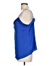 Naked Zebra 100% Polyester Blue Sleeveless Blouse Size L - photo 5