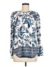 Unbranded Floral Blue Long Sleeve T-Shirt Size M - photo 1