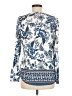Unbranded Floral Blue Long Sleeve T-Shirt Size M - photo 2