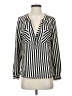 Milly Stripes Ivory Blouse Size 2 - photo 1